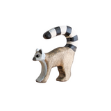 Ring-Tailed Lemur Wooden Toy - Tail Forward