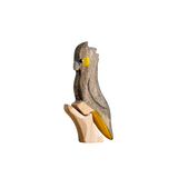 Yellow Tailed Black Cockatoo Wooden Toy
