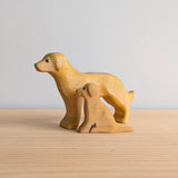 Golden Retriever and Puppy Set