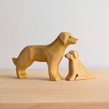 Golden Retriever and Puppy Set