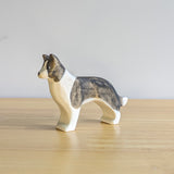 Border Collie Dog Wooden Toy