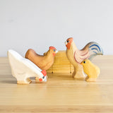 Chicken Standing Wooden Toy