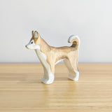 Husky Dog Wooden Toy