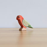 King Parrot Male Wooden Toy