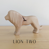 Lion - Beautiful Wood Grain