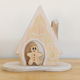 Gingerbread House Wooden Toy