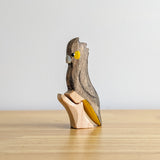 Yellow Tailed Black Cockatoo Wooden Toy