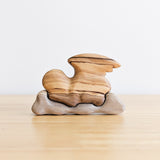 Sleeping Angel Sculpture - Sassafras Wood