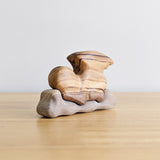 Sleeping Angel Sculpture - Sassafras Wood