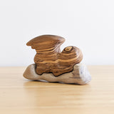 Sleeping Angel Sculpture - Sassafras Wood