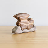 Sleeping Angel Sculpture - Sassafras Wood