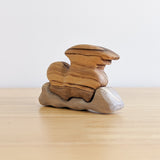 Sleeping Angel Sculpture - Sassafras Wood