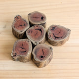 Set of 6 - Natural Timber Trunks