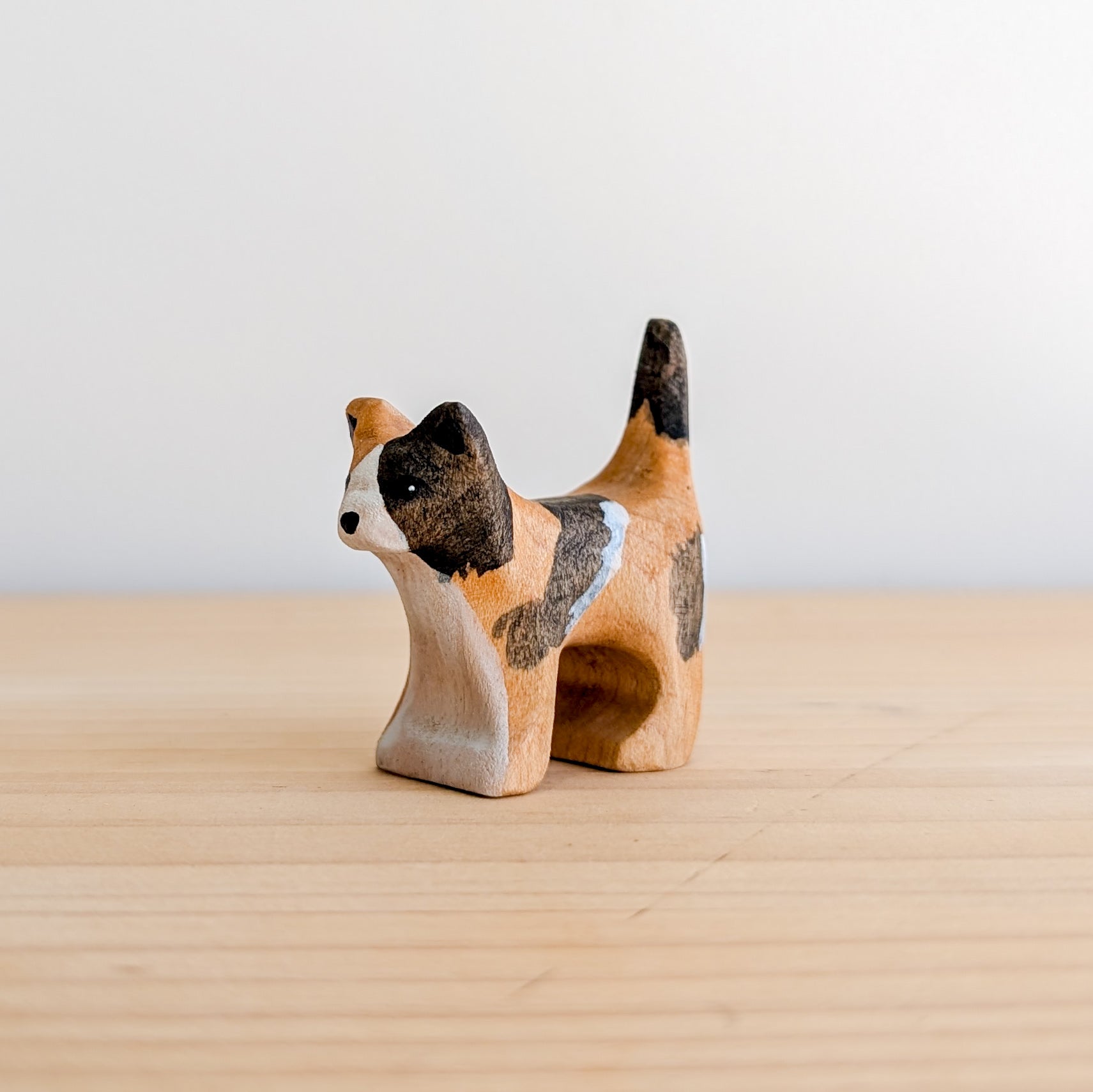 Kitten Wooden Toy - Various Colours