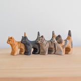 Kitten Wooden Toy - Various Colours