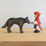 Little Red Riding Hood Set - Girl and Wolf - Wooden Toy