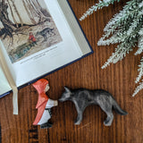 Little Red Riding Hood Set - Girl and Wolf - Wooden Toy