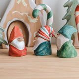 Peppermint Gnome  Wooden Toy