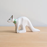 Snow Kangaroo - White Boomers - Wooden Toy