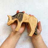 Horse Grazing Wooden Toy