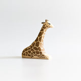 Giraffe - Sitting - Wooden Toy