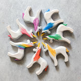 Unicorn Foal Wooden Toy
