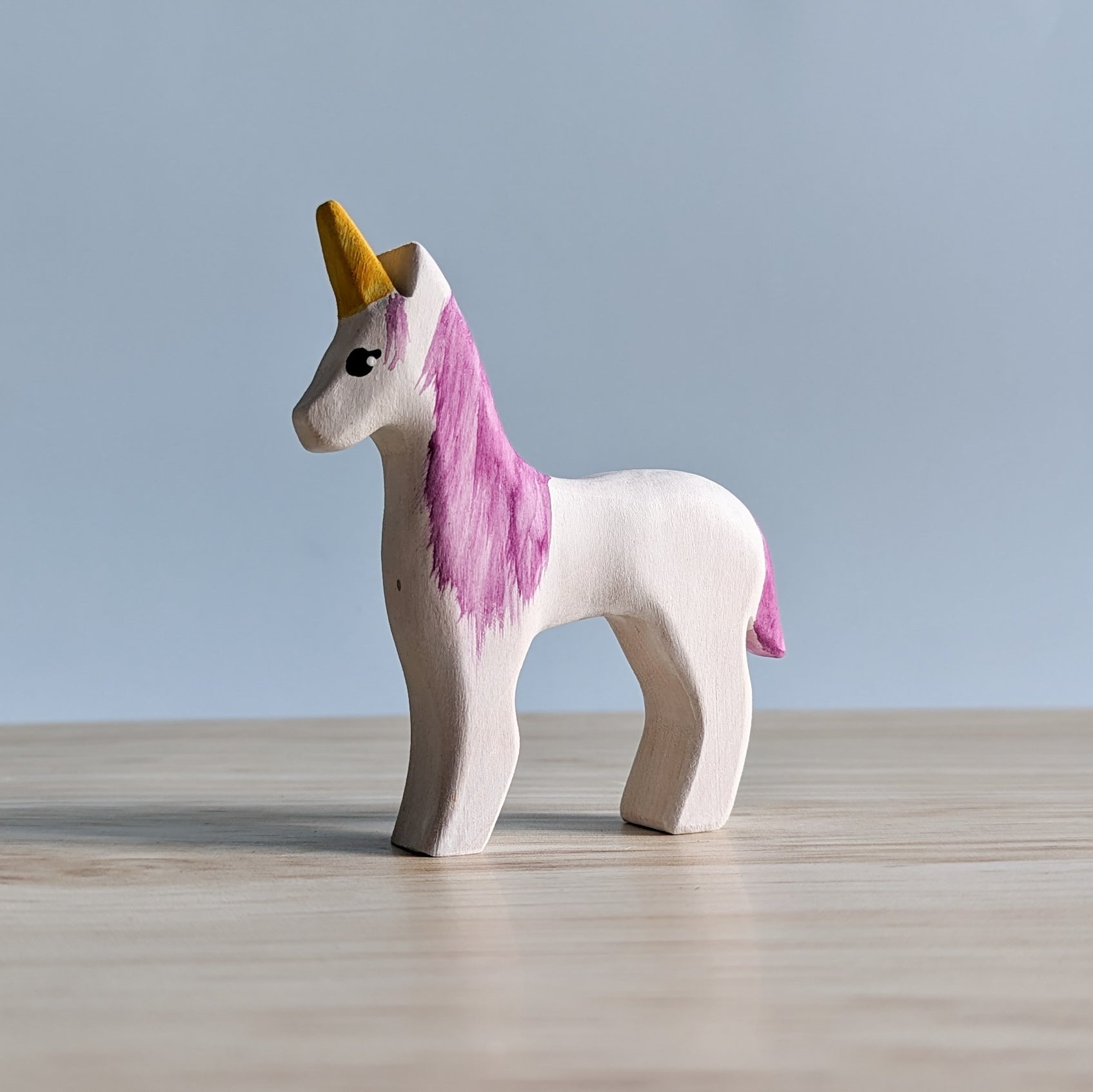 Unicorn Foal Wooden Toy
