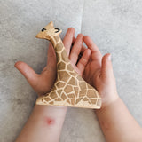 Giraffe - Sitting - Wooden Toy