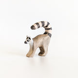 Ring-Tailed Lemur Wooden Toy - Tail Forward