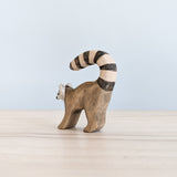 Ring-Tailed Lemur Wooden Toy - Tail Forward