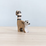 Ring-Tailed Lemur Wooden Toy - Tail Backward