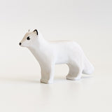 Arctic Fox Wooden Toy