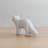 Arctic Fox Wooden Toy