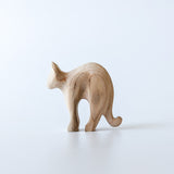 Cat Arching Wooden Toy - Various Colours