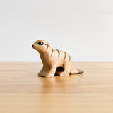 Meerkat - Crouching Wooden Toy