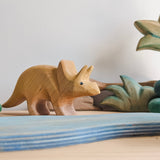 Triceratops Wooden Toy