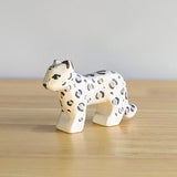 Snow Leopard Wooden Toy - Small