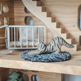 Cat Stretching Wooden Toy - Various Colours