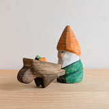 Carrot Gnome Wooden Toy