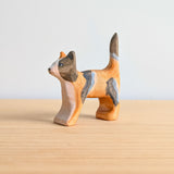 Cat Standing Wooden Toy - Tabby, Black, Ginger, Calico