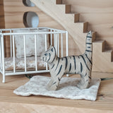 Cat Standing Wooden Toy - Tabby, Black, Ginger, Calico