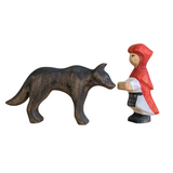 Little Red Riding Hood Set - Girl and Wolf - Wooden Toy