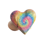 Tie Dye Wooden Love Heart - Limited Edition