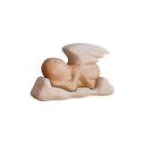Sleeping Angel Sculpture - Jacaranda Wood