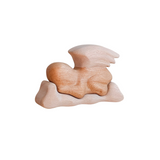 Sleeping Angel Sculpture - Jacaranda Wood
